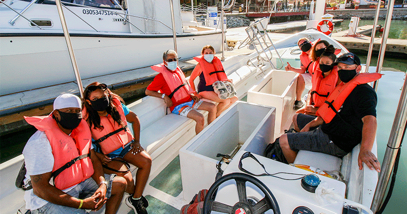 Cabo Glass Botom Boat